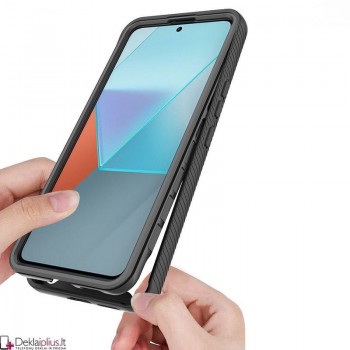 360 laipsnių smūgiams atsparus dėklas (Xiaomi Redmi Note 13 Pro 5G/Poco X6 5G) 360 laipsnių smūgiams atsparus dėklas (Xiaomi Redmi Note 13 Pro 5G/Poco X6 5G)